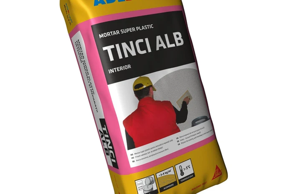 Mortar tinci pentru tencuieli si reparatii  Adeplast  pentru interior/exterior  Alb  25 kg