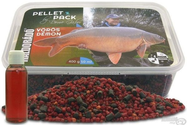 Pelete Haldorado Pellet Pack By Dome Gabor - Demonul Rosu 400g