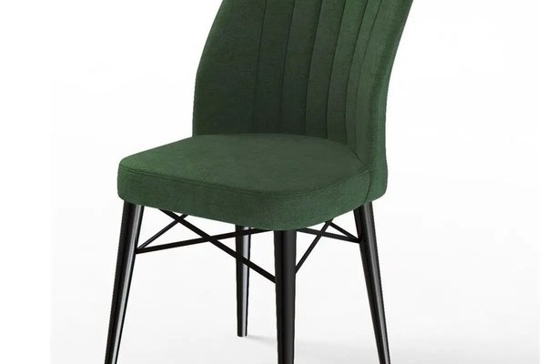 Scaun living tapitat Valentina verde Homs