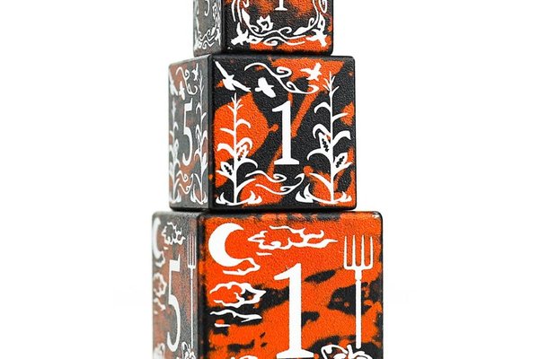 Set 3 Zaruri Sirius Dice - D6 cu Design de Toamna