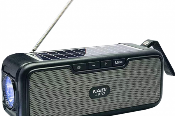 Radio portabil tip boxa cu panou solar Bluetooth L8TD 10W 1200 mAh