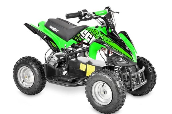 ATV electric Kinder ECORaptor pentru copii 4-9 ani, 1000W 36V, verde