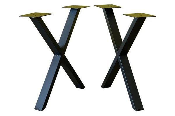 Set picioare masa metal, Homs , Negru,48x70 cm,w0056