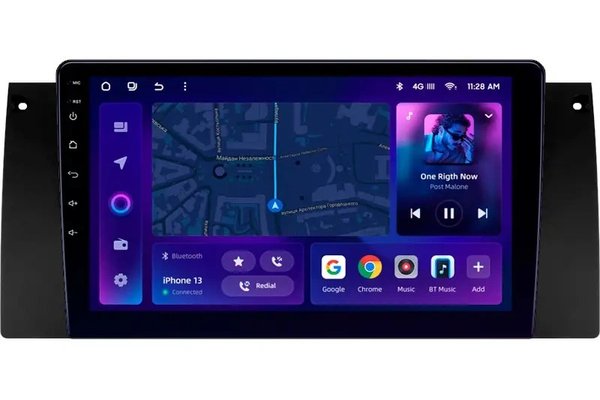 Navigatie Auto MOSS M2 BMW Seria 5 E39 1995-2003 4+64GB 9" IPS Octa-core 1.6Ghz, Android 4G Bluetooth 5.1 DSP
