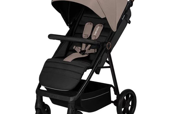 Carucior sport Lionelo Mira bej, resigilat, pana la 22 kg, cu maner reglabil in 5 pozitii