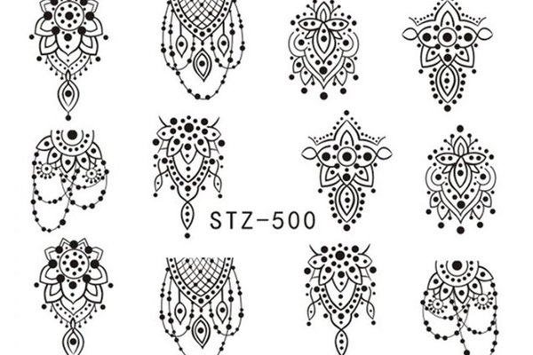 Tatuaj decor unghii YZW-3017