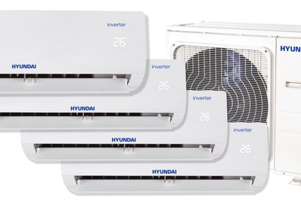 Hyundai M Multi-Split Air Conditioner Package, 3 x 9000 BTU + 18000 BTU, Inverter, Wi-Fi Kit Included, 3 x HSAFAU-09HRDN + HSAFCU-18HRFN + H4OB-36HFN8-Q