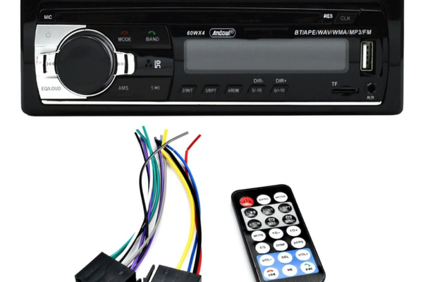 Player auto (Casetofon) MP3 Andowl CA001B radio BT USB SD AUX FM telecomanda