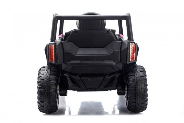 Masinuta electrica de teren pentru copii Nichiduta Off Road UTV Talon i-4WD Pink cu telecomanda,acumulator 12V,2 motoare,scaun din piele,pornire la buton,2 viteze,slow start,suspensii,usbmp3bluetooth