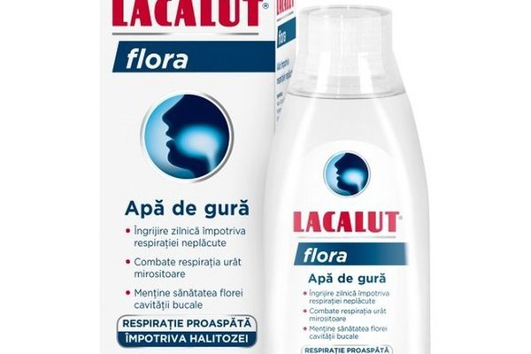 Apa de gura Lacalut Flora, 300ml - Igiena orala eficienta