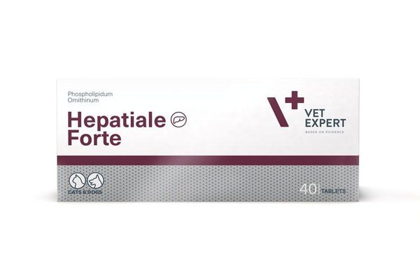 Hepatiale Forte 300 mg - 40 Tablete pentru Sanatatea Hepatica a Câinilor