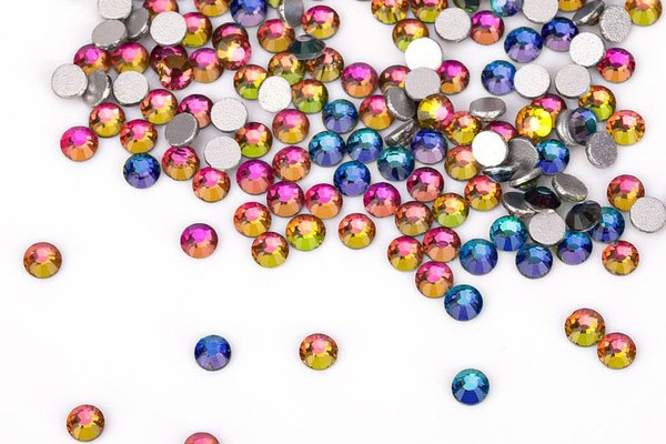 Cristale Decor Unghii Vulcano SS10 – 1440 Bucăți Nail Art Profesional