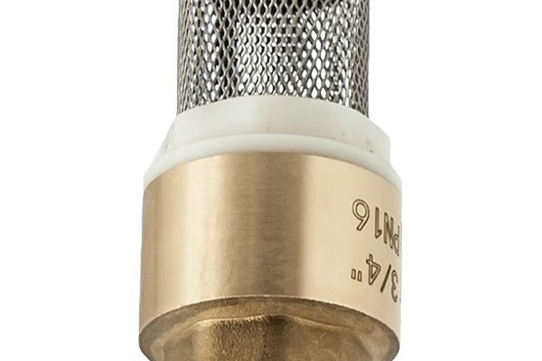 Sorb din alama cu sita, 3 toli, filet interior