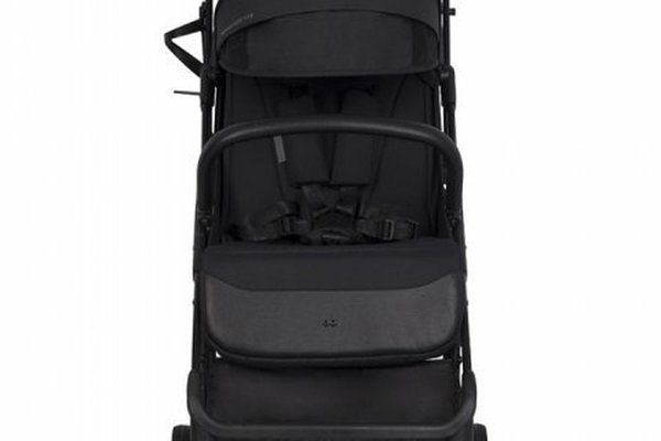 Carucior sport pentru copii dual fold EasyGo Faro, certificat pana la 22 kg, accesorii si geanta transport incluse, Ebony Black