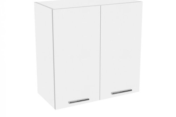 Corp suspendat YANA 60 cm cu 2 usi, alb, ideal pentru bucatarie