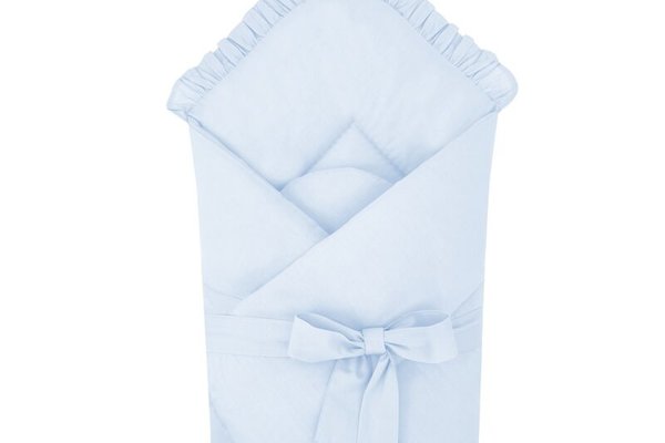 Paturica de infasat MimiNu din bumbac 75x75 cm Colectia Royal Blue