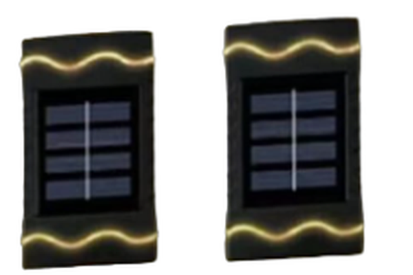 Set 4 lampi solare decorative de perete 4Led
