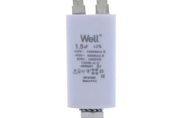 Condensator pornire motor 400V 4.5uF cu pin, Well