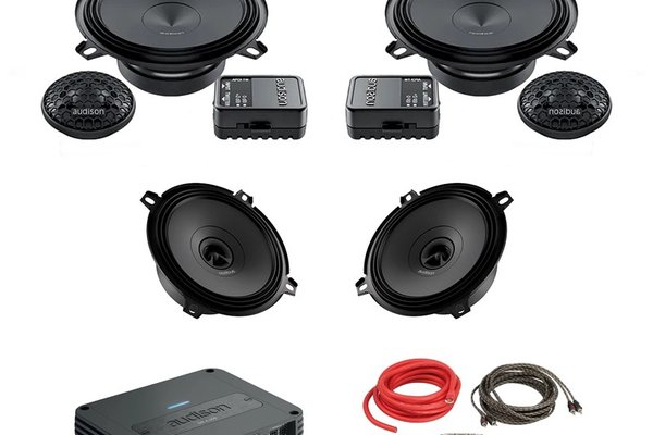 Pachet Difuzoare Auto cu amplificator Ford Fiesta 3 1989-1997 Audison Prima 560 W