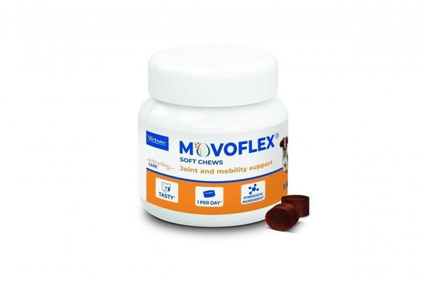 Suplimente condroprotectoare, Movoflex Soft Chews M (15-35 kg), 30 comprimate masticabile moi