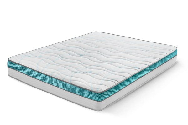 Saltea Ideal Sleep COOLTECH ALOE VERA DUAL, spumă poliuretanică durabilă, spumă High Resilience, husă CoolTech, superortopedică, Grosime 23 cm
