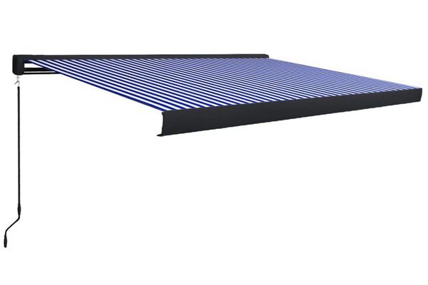 Copertina retractabila manuala tip caseta, antracit, 300 x 250 cm
