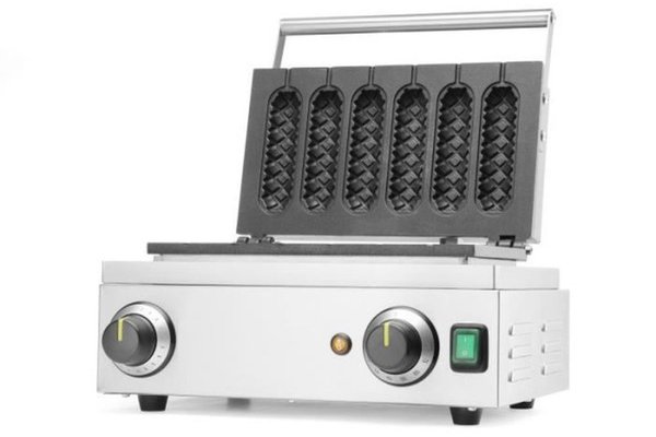Aparat vafe,Corn Dog, 1550w, timer, termostat reglabil 50°C-220°C, Hendi