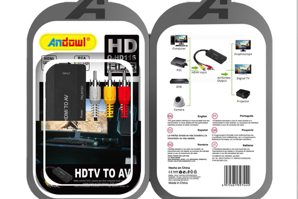 Convertor Video HDTV to AV model HD116