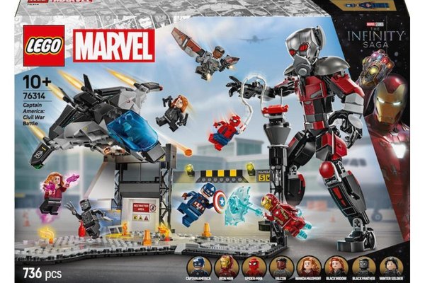 Lego Super Heroes - Batalia din Capitanul America Razboi civil 76314