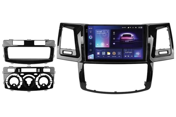 Navigatie Auto Teyes CC3 2K Toyota Hilux 2005-2015 4+32GB 9.5" QLED Octa-core 2Ghz Android 4G Bluetooth 5.1 DSP