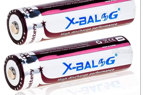 Set 2 Acumulatori X-Balong Li-Ion 18650, 8800 mAh, 3.7V cu terminal cu varf