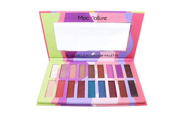Paleta de 18 farduri de ochi Mocallure, Culori Diverse