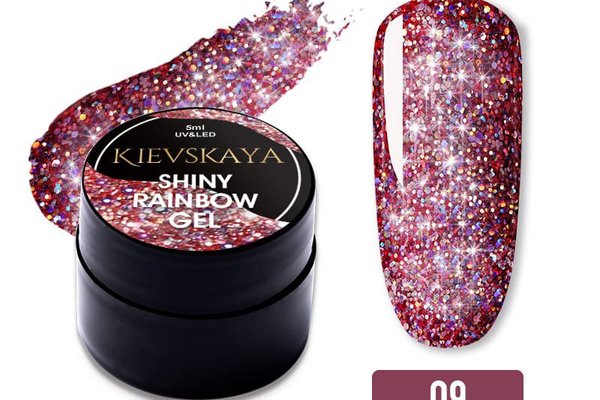 Shiny Rainbow Color gel KIEVSKAYA- 09 - Everin