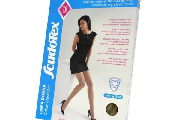 Ciorapi compresivi tip pantalon 70 den, marimea 2, Visone