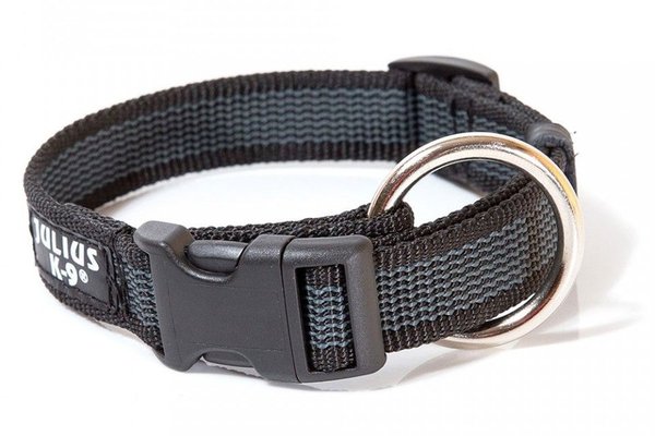 Zgarda nylon reglabila, Gri, 25 mm