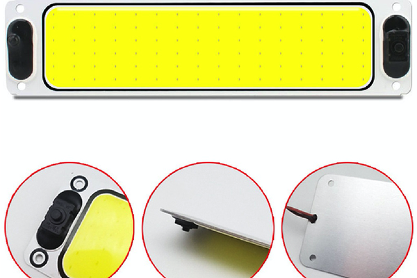 2x Placa COB plafon 16w Lampa auto 108 LED 12/24 v