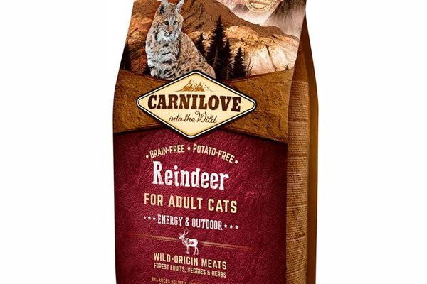 Carnilove Reindeer Cats Energy & Outdoor, 2 kg