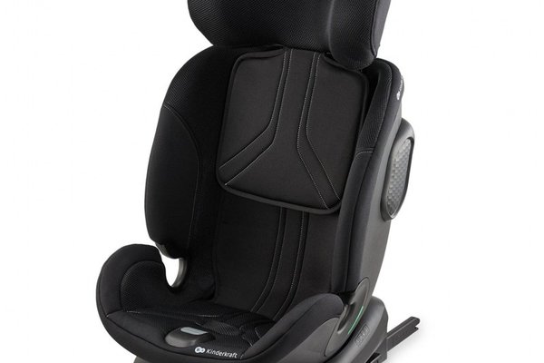 Scaun auto Kinderkraft XPedition 3 Black i-Size 40-150 cm, Isofix, Top-Tether, Sistem Easy Spin 360, Protectie SPS, Spatar reglabil, Insertie ergonomica