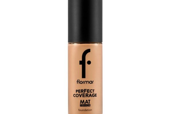 Fond de ten mat Flormar Perfect Coverage 314 Light Beige, 30ml