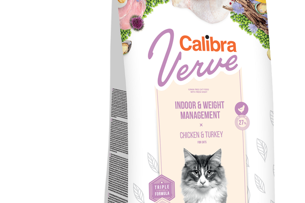 Calibra Cat Verve Grain Free Indoor & Weight, Chicken, 750 g