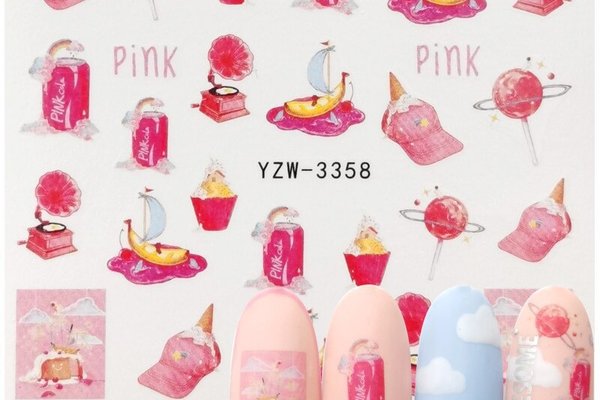 Tatuaj decor unghii YZW-3358 - YZW3358 - Everin.ro