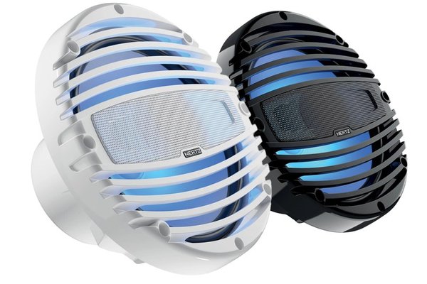 Difuzoare Marine Hertz HMX 8 LD / W / C, Alb / Negru, set coaxial 2 căi, 200mm, 100W RMS