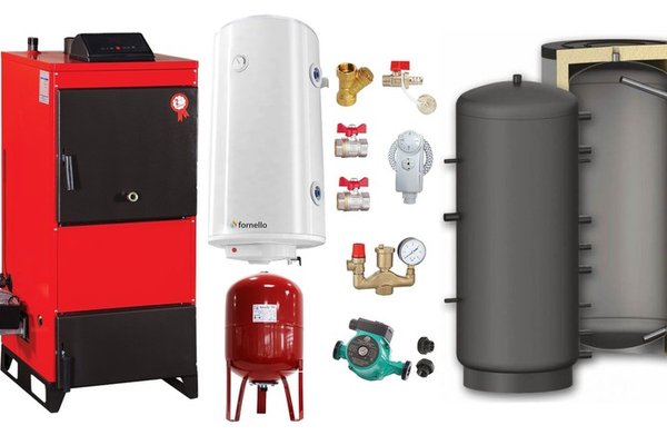 Centrala pe combustibil solid Fiama D2-25, 29 kW, cu Ventilator, Automatizare si Pachet Complet
