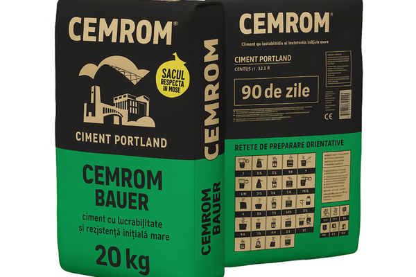 Ciment Cemrom 32.5 R - 20 Kg pentru Constructii Diverse