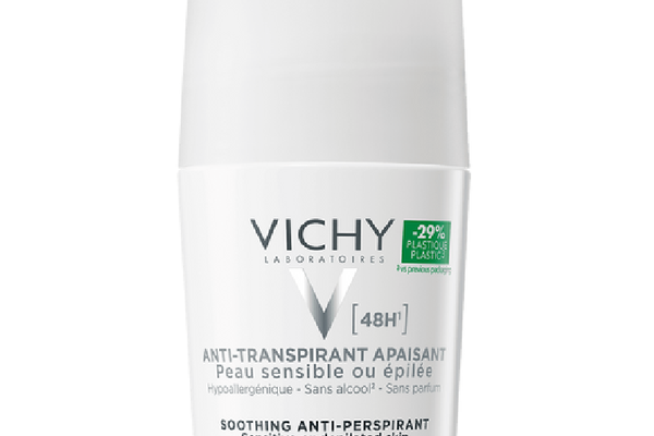 Deodorant roll-on antiperspirant fara parfum 48h, 50 ml, Vichy