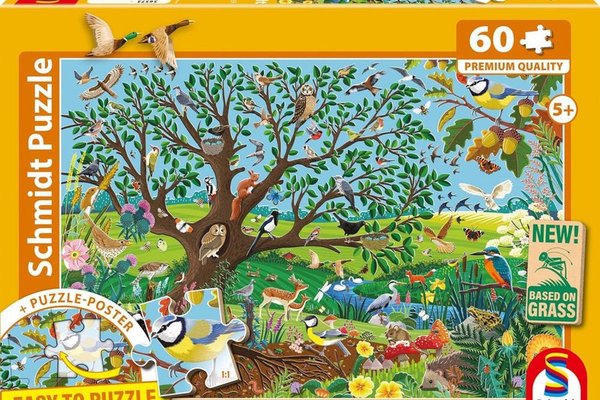 Puzzle PUZ60 - Animale in gradina