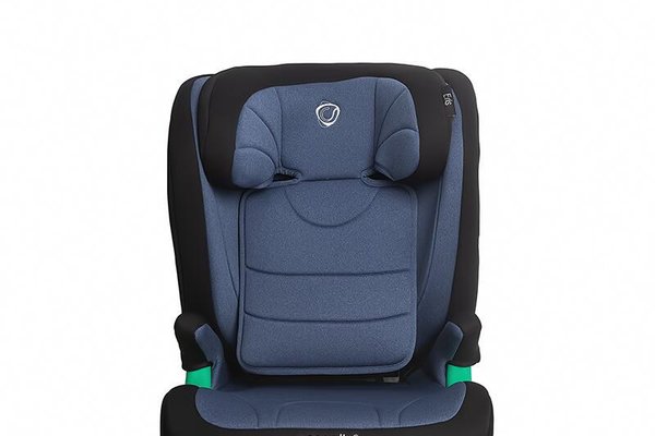 Scaun auto iSize Isofix Coccolle Eris, 100-150 cm, Tetiera si spatar reglabile, Pozitie somn junior, Cotiere confortabile, Omologat R129, Bare isofix reglabile, Rock Blue