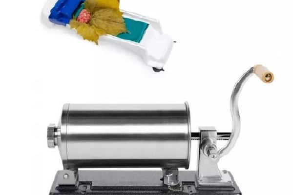 Pachet Carnatar Inox Orizontal, 4 Kg, 5 Palnii + Aparat de Facut Sarmale - Dolmer