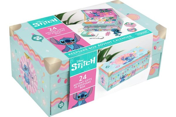 Calendar Advent Lilo & Stitch Keepsake Box - Stitch & Angel