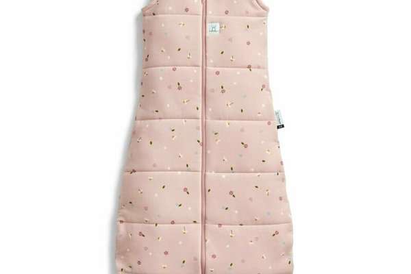 Sac de dormit ErgoPouch Jersey pentru 3-12 luni, 6-10 kg, TOG 2.5, Bumbac organic, Fermoar bidirectional, Roz